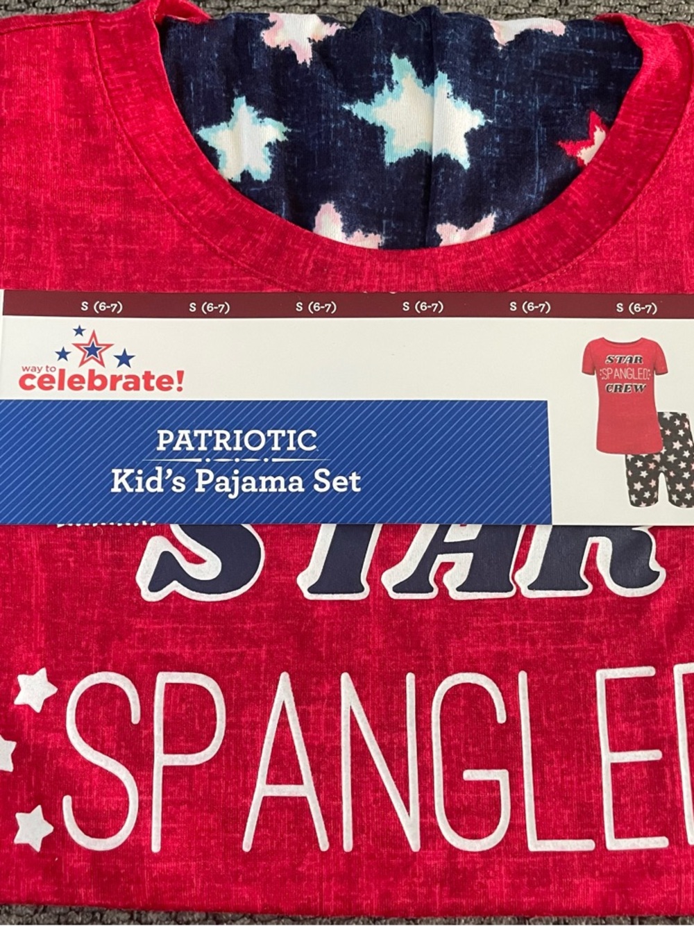 NWT Kid’s Patriotic Pajamas